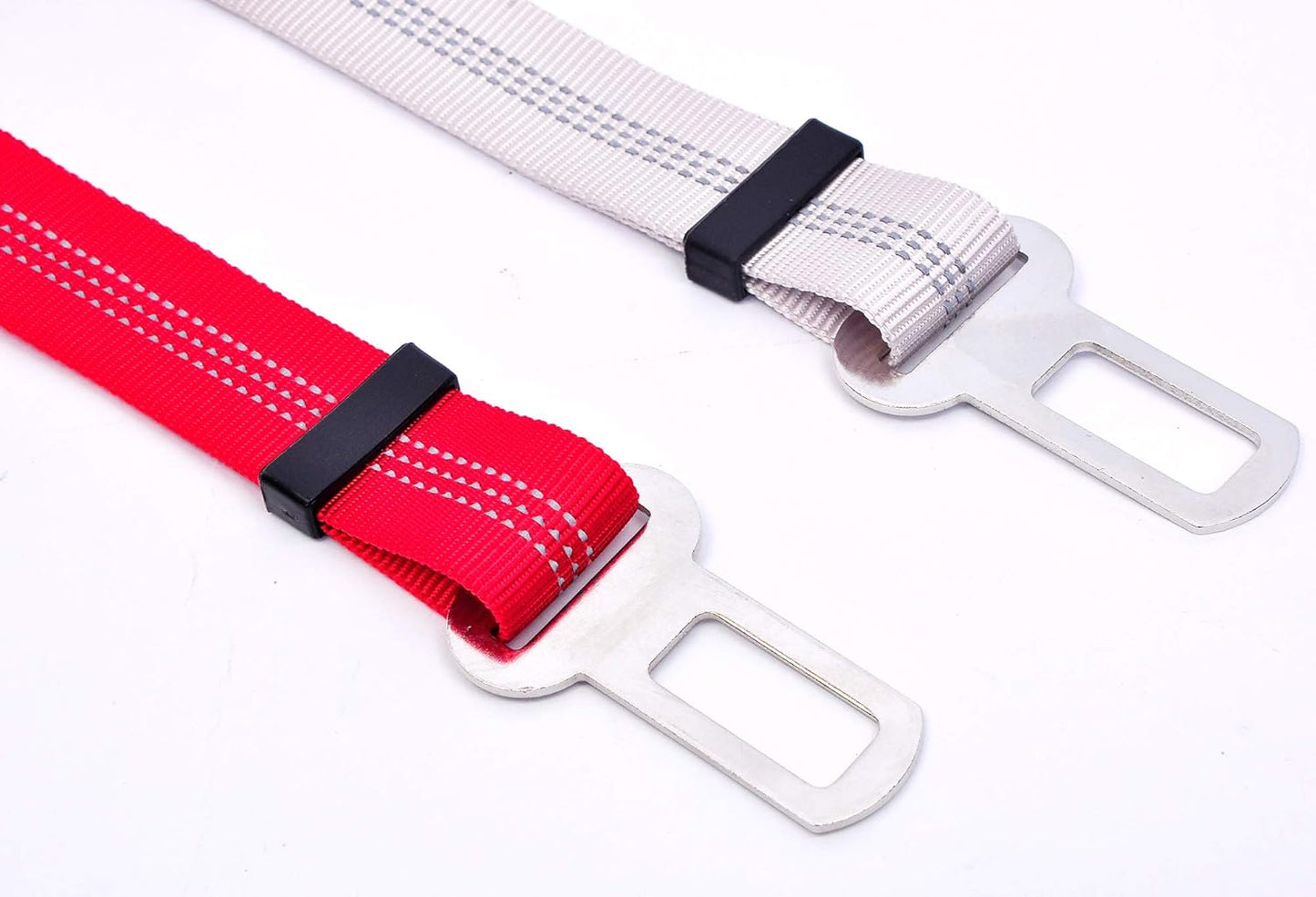 Adjustable Pet Safety Seat Belt, Elastic Buffer, for Both Dog and Cat, Leash (Orange)